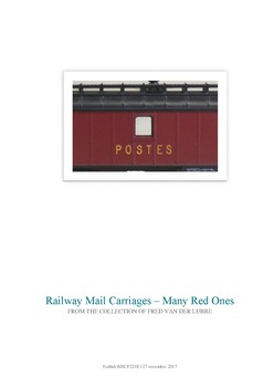 Railway Mail Carriages - Many Red Ones